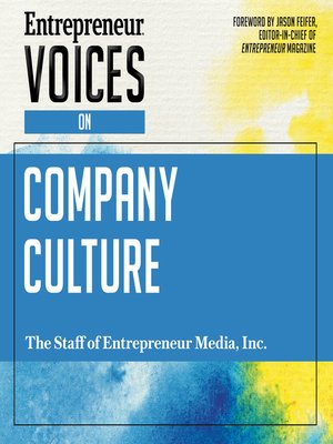 cover image of Entrepreneur Voices on Company Culture